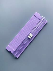 Cortador de papel A4, Cortador de papel portátil y especializado para estudiantes, Herramienta de corte de papel manual bidireccional y plegable para fotos pequeñas, Cuchillo de papel multifuncional para oficina para volver a la escuela - Multicolor - Ver 17