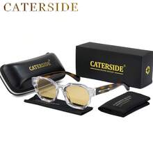 New Retro Sunglasses CP+PC Frame Square Thickness Vintage European Style Decoration Eyeglasses For Men Women Vacation Street Photo Shopping Festival Gifts Glasses - K40205 - View 13