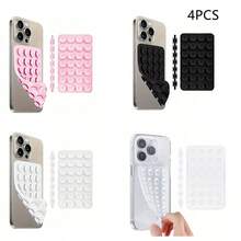 1/2/3/4/6/8片装,共28片,加厚硅胶双面吸盘手机支架,适用于手机壳,免提粘性手机支架。防滑握感,适用于各种设备,派对必备用品,情人节、圣诞节、感恩节最佳礼物。双面吸盘浴室手机支架,适用于光滑表面。 - 彩色 - 查看 40