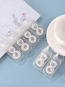 6 Stücke/Set einfache bunte Korrekturstreifen, sofortiger Korrekturstreifen zum Anpassen von Hausaufgaben, Schülerbedarf, Büro- und Schulbedarf, Geschenk zum Schulanfang - Sätze - Übersicht 1