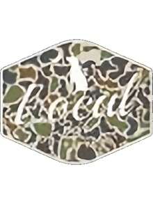 Local Boy Outfitters Camouflage Dog T-Shirt - Classic Camouflage Design With A Minimalist Logo, Ideal For Outdoor Adventures And Casual Wear. Comfortable Unisex T-Shirt. - White - View 3