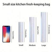 100pcs/Roll Tear-Resistant Food Preservation Bags, Designed For Fruits And Vegetables, Ideal For Outdoor Cooking And Kitchen Use - A - View 8