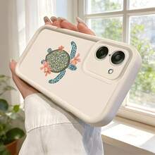 1个创意绿色海龟眼睛造型磨砂手机壳，兼容 7/8/X/XR/XS Max/11/12/13/14/15/16/17 Pro Max、Galaxy A14/A15/A16/A17/A04/A05/A06/A07/A54/A55/A56/A57/A34/A35/A36/A37/S26/S26 Plus/S26 Ultra、Transsion SMART7/8、G05，以及荣耀400/400 Pro/400 Lite。 - 天眼白色 - 查看 2