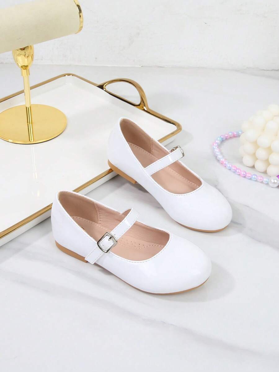 Mädchen Nische modische weiche Sohle flache Schuhe mit niedrigem Schaft, vielseitig, retro Prinzessin Stil, Einfarbig