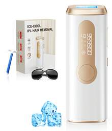 This Laser Hair Removal Device Features A Cooling System For A Painless Hair Removal Experience. It Uses IPL (Intense Pulsed Light) Technology, Is Suitable For Both Men And Women, And Boasts Up To 999,900 Flashes And 9 Energy Levels. As A 3-In-1 Home Hair Removal Device, It's Suitable For The Face, Legs, Arms, And Various Parts Of The Body. You Can Use It Yourself Or Give It As A Gift To Friends And Family. - 美規A型插(110-127V) - 查看 9