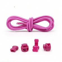 2 đôi dây giày co giãn không cần buộc với 16 màu sắc rực rỡ, khóa nhựa tiện lợi, thích hợp cho người lớn và trẻ em, dây giày co giãn linh hoạt cho giày thể thao, giày chạy bộ, phụ kiện dây giày không cần buộc chống mài mòn đa năng cho sử dụng hàng ngày, ngoài trời và các hoạt động thể thao. - Nhiều màu - Xem 13