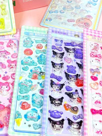 Cute Cartoon Stickers, Dessert & Beverage Themed, Suitable For Scrapbooking, DIY Decoration On Phone Cases, Notebooks, Waterproof