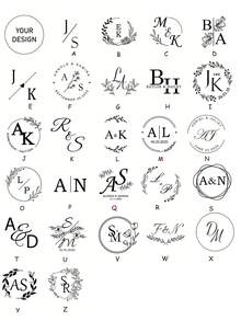 1pc Personalized Embossed Stamp, Custom Handmade Embossing Stamp, Logo Embossing Stamp, Wedding Logo Embossing Stamp, Library Book Embossing Stamp - Silver - Silver - View 7