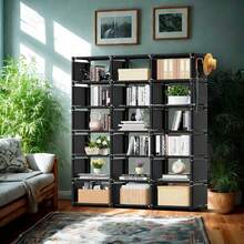 18-Cube Organizer Shelf For Books, Storage Cubicle For Home And Office. - A - View 4