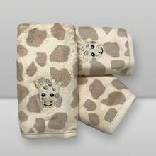 Kit de Paninhos de Boca Power Sec para bebês - Laço Bebê (3 unidades) - Champanhe - Visão 1