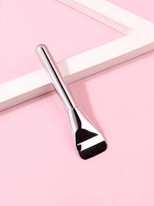 1支全新超薄平头粉底刷，无痕化妆刷，化妆师必备，赠品 - 銀色 - 查看 9