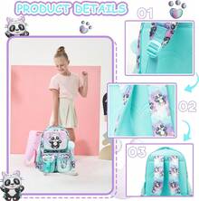 Aesthetic Cute Backpack For Elementary To Teen Girls - 8-10 Years Old Kids Bookbag - 06 女孩 - 查看 4