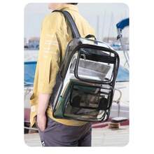 Mochila impermeable de PVC Transparente de estilo coreano,Mochila de Viaje para exteriores de gran capacidad. - Gris - Ver 5