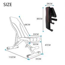 Foldable Dumbbell Bench Weight Training Fitness 7 Incline Gym Adjustable Workout - Multicolor - View 5