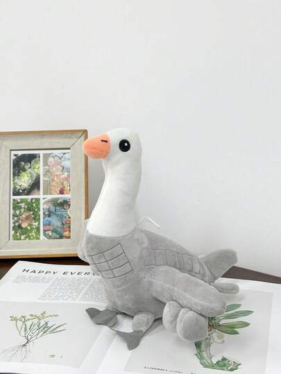 22厘米/8.66英寸毛绒鹅玩偶，卡通动物表情毛绒玩偶，完美的儿童生日礼物，趣味玩偶，送给家人和朋友的礼物，儿童玩偶，圣诞礼物，万圣节礼物，圣诞袜填充物，生日礼物，周年纪念礼物，儿童节礼物