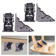 kangten 4* Lock Extension Table Feet Folding Support Mount Screw Max. 200kg/ 440lbs - A - View 1