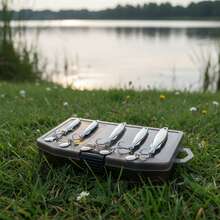 5pcs Mirror Finish Spinner Fishing Lures With Rotating Blades Bait For Bass Pike Angling - Multicolor - View 2