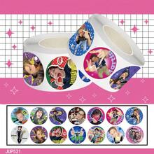 500pcs Cor/Tis Peripheral Stickers Roll Stickers Ins Style Fun Zhao Yufan Zhu Xun Painted Stickers - Multicolor - View 3
