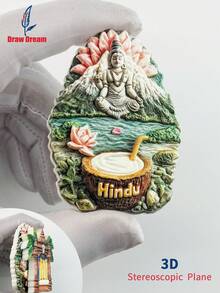 1 pezzo Calamita da frigo 3D unica della regione meridionale, collezione di souvenir di viaggio nel mondo, adatta per decorazione di casa, ufficio, ricordo di viaggio personalizzato, magnete da frigo, decorazione per casa, cucina, stanza, ufficio, armadietto, regalo artigianale, souvenir per vacanze, piccolo regalo raffinato - Magneti da frigorifero esclusivi - Visualizzare 4