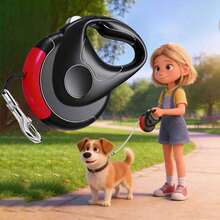 Correa retráctil para perros, correa automática para pasear perros, correa para perros sin estrangulamiento de manos libres - Multicolor - Ver 10