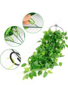 1/2 Peças Guirlanda de Folhas de Hera Artificial, Suspensão de Parede de Pothos Artificial, 1,1m de Comprimento, Hera, Planta Verde Simulada, Folhas de Hera Artificiais Pendentes, Plantas Pendentes Verdes, Decoração de Parede do Quarto, Decoração Clássica para Casa, Decoração de Casamento e Festa, Flor Artificial Pendurada na Parede, Decoração Artificial de Plantas para Casa/Cozinha/Jardim/Sala de Jantar/Jardim Externo, Bottom Verde Pendente de Trepadeira, Decoração de Primavera e Verão - Vários estilos - Visão 9
