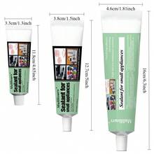muliliours 小家电防水密封胶、硅橡胶玻璃粘合剂、金属粘合剂、耐高温密封胶 - 适用于DIY工艺品、鞋子和金属制品 - JS-03 - 查看 4