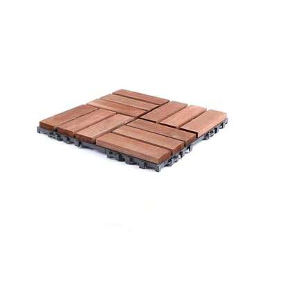 10 Floor Tiles Garden Patio Interlocking Composite Decking Easy Click 30 X 30cm