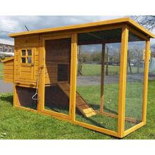 RUN HEN HOUSE POULTRY ARK HOME COOPS RABBIT HUTCH PLASTIC ROOFS - Multicolor - View 6