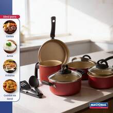 ALUMINIO NACIONAL Pans - 紫紅色 - 查看 7