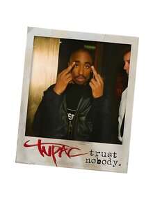 Photo T-Shirt "Trust No One" - 黑色 - 查看 3
