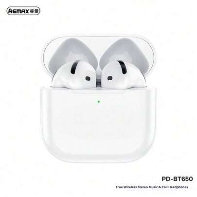 REMAX PD-BT650 Bluetooth 5.4 Headphones 65H Playtime 13mm Driver Plating Craft for Sports Office Travel