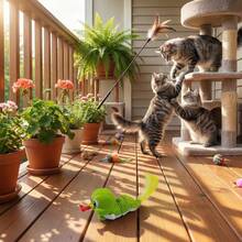 羽毛扭蛇玩具 - 采用羽毛设计，吸引猫咪追逐互动 - 随机运动模式满足宠物天生的狩猎本能 - 终极宠物自娱自乐玩具！互动玩具，让宠物乐在其中。 - 彩色 - 查看 5