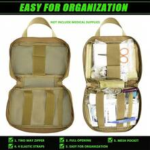 Set de 3 bolsas tácticas para perro, que incluye 2 bolsillos con cinta MOLLE y 1 portabotellas de cintura, adecuado para entrenamiento militar - Multicolor - Ver 7