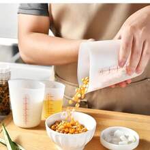 Silicone Measuring Cups, Blender, Liquid, Paint And Resin Mixing Squeeze, Pour Mixing Coffee, Making Cake, Cookies Baking, . For Molds, Jewelry Making, Waxing, Easy To Clean - Multicolor - View 7