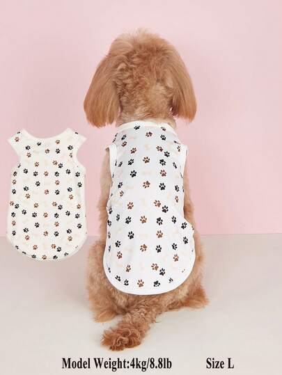 1pc Lightweight Vest, Cute Bear Heart Design, Suitable For Small Dogs Like Poodle, Yorkie