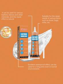 jakehoe Adhesivo de cuero, pegamento de unión para sofás de cuero y tela, adhesivo impermeable y sin costuras para reparación - A - Ver 11