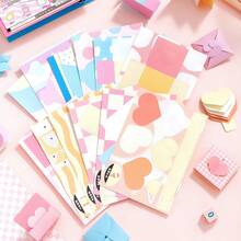 Bộ vật liệu cơ cấu nhỏ M5, phong cách Hàn Quốc, tự làm origami thủ công chất lượng cao, bộ sticker trang trí và origami lấy cảm hứng từ muối biển dùng cho album ảnh. - Nhiều màu - Xem 5