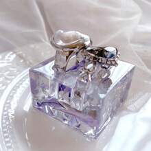 1个环氧树脂模具戒指托，心形、圆形、方形、六边形硅胶模具，适用于DIY珠宝制作，环氧树脂工艺品浇铸材料 - 白色 - 查看 8