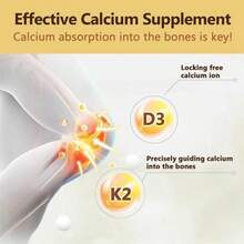 Supplement Vitamin D3K2, 250 Veggie Softgels, 2 In 1 (5000 D3+100mcg K2 MK7) | Healthy Bones, Teeth, Heart, Immune System Healthcare Dietary Fitness Edible - 一件 - 查看 5