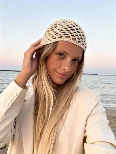 cotton envelope Headpiece boho chic blogueira badana touca tela cabelo acessório praia europeu