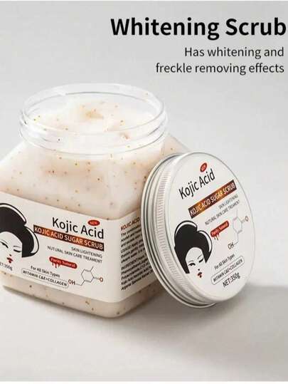 Multi-Flavor Body & Face Exfoliating Scrub, Removes Calluses & Keratosis, Full Body Cleansing & Brightening, Micro-Particles Provide Deep Cleansing, Suitable For Daily Skincare/SPA Use