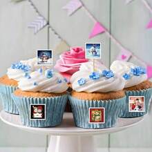 500张雪人贴纸卷，可贴于水瓶、10种不同款式，适用于派对、墙面、剪贴簿、信封、生日贺卡等。 - 隨機風格 - 查看 7