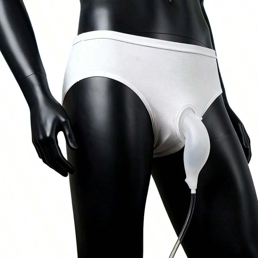 JJICN Standing Comfort Product 800Ml Men'S Diapers Pure Cotton Fabric Elderly White Edition