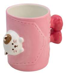 TendenciaTaza De Cerámica Animales 3d Cute Con Asa De Patitas 480 Ml Color Rosa GatoCalidad premium - Rosa - Ver 3