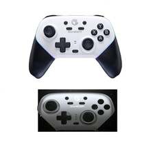GAMESIR Controlador de juego T4n Pro: tecnología de efecto Hall para un control preciso, batería de gran capacidad para un rendimiento duradero, tira de iluminación RGB, disparadores lineales de efecto Hall, giroscopio de seis ejes, conectividad tri-modo, frecuencia de sondeo inalámbrica de 1000 Hz, Elite White (base de carga no incluida). - Élite blanca - Ver 15