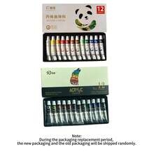 12/18/24 Colors Acrylic Paint Set, 0.16 Oz Tubes - Vibrant, Versatile Art Paints For Canvas, Wall, Fabric And Craft Projects - Ideal For Artists And Students - Multicolor - View 17