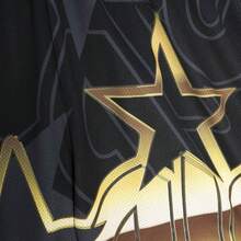 Mitchell & Ness Black NBA Orlando Magic Big Face 4.0 Fashion Shorts - 黑色 - 查看 4