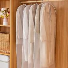 15/10/5 Juegos de fundas con cremallera semitransparentes para ropa, bolsas de almacenamiento multiusos para ropa, bolsas protectoras para trajes y vestidos, bolsas de almacenamiento y clasificación de ropa, bolsas de almacenamiento de ropa para armario, bolsas antipolvo para ropa, adecuadas para el almacenamiento en el armario y la organización de la habitación, material PEVA a prueba de polvo y moho - Multicolor - Ver 3