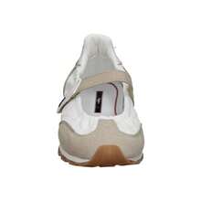 PEPE JEANS | Eleganti sneakers Pepe Jeans da donna – Ballerine bianche con dettagli beige – Ballerine con velcro – Alla moda – Eleganti – Versatili e comode – Modello PLS400029-847 - Bianco - Visualizzare 3