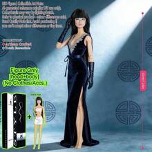 12.6英寸（1/6比例）BJD/MJD超模娃娃，12关节可动球形关节人偶，精致面部特征，光滑逼真的肌肤，收藏级工艺品，桌面摆件，节日纪念品，不含服装 - 只有娃娃,沒有衣服 - 查看 29